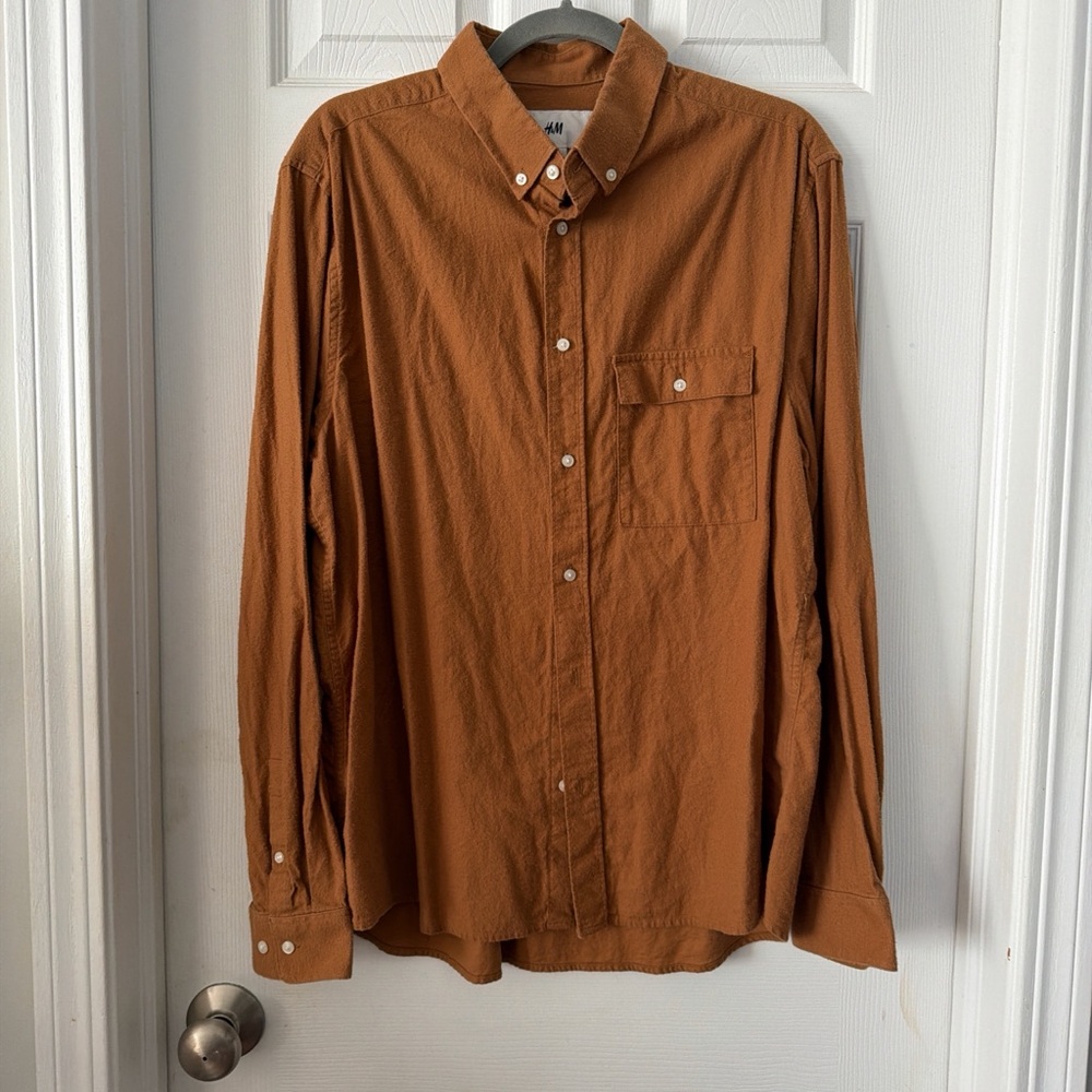 H&M Men's Brown Shirt